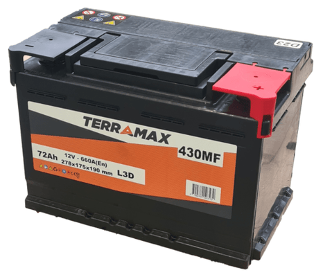Batteries et accessoires - Batteries - Batterie 72 Ah - 660 A - 12 V
