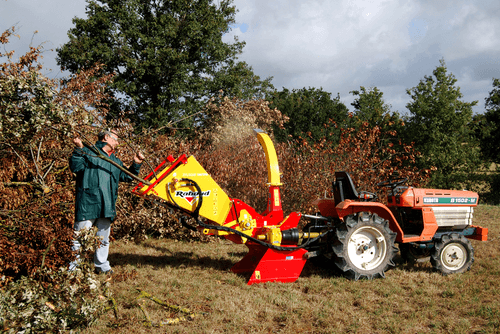 Matériel forestier - Broyeurs de végétaux - Broyeur de branches sur tracteur VEGETOR T et H