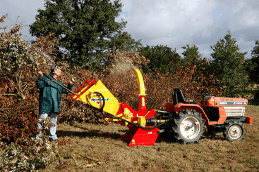 Matériel forestier - Broyeurs de végétaux - Broyeur de branches sur tracteur VEGETOR T et H