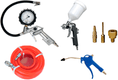 Compresseurs, outils pneumatiques - Accessoires - Kit 7 accessoires d'air
