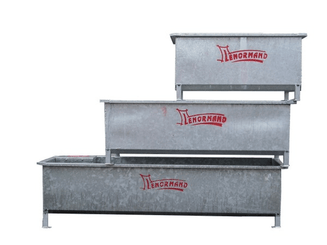 Matériel d'élevage - Abreuvoirs/bacs/tonne à eau - Abreuvoir acier galva ou inox.