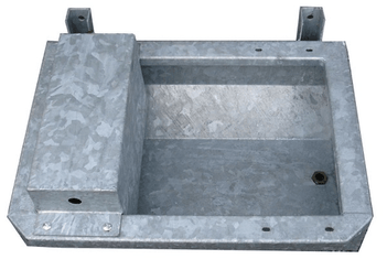 Matériel d'élevage - Abreuvoirs/bacs/tonne à eau - Abreuvoir acier galva ou inox.