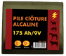 Clôtures - Batteries et piles - Pile 9 V 175 Ah