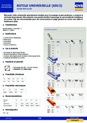 Soudure - Electrodes - Électrodes acier 4 x 350 mm