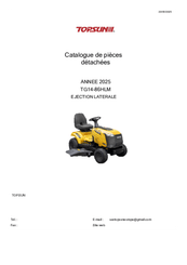 Herbes et entretien - Tondeuse autoportée diesel - Tondeuse autoportée à éjection latérale TG 14/86 HLM