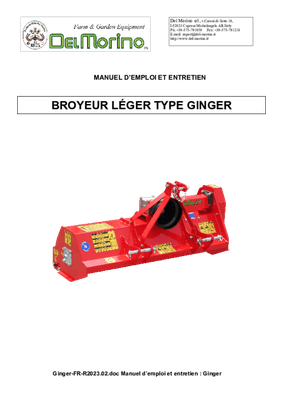 Herbes et entretien - 3 points entretien - Broyeur GINGER