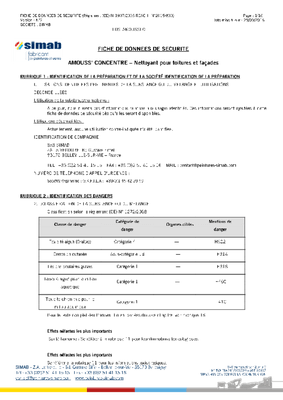 Pulvérisation - Produits - Nettoyant toiture et façade 5 L