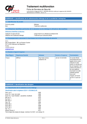 Carburant et transfert - Additifs - Traitement GNR diesel 1 L