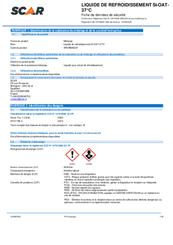 Produits froids - Liquide de refroidissement - Liquide de refroidissement -37° Si-OAT
